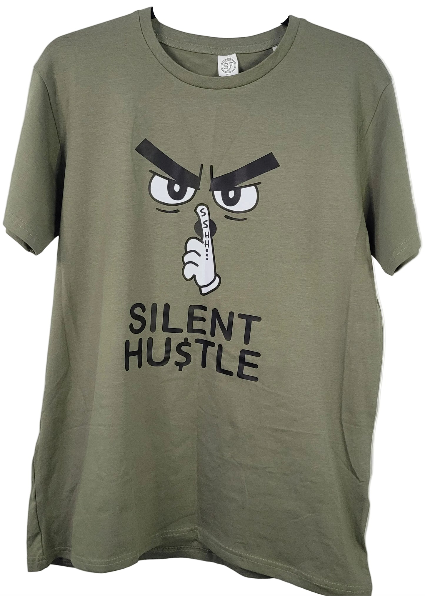 Silent Hustle Icon Tee – Skinny Fit