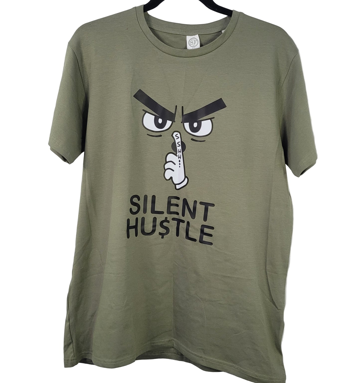 Silent Hustle Icon Tee – Skinny Fit