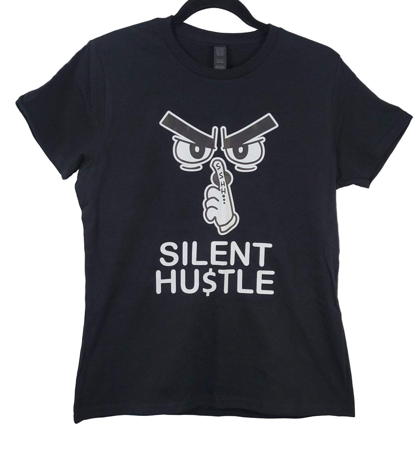 Silent Hustle Bold Logo Tee – Heavy Cotton