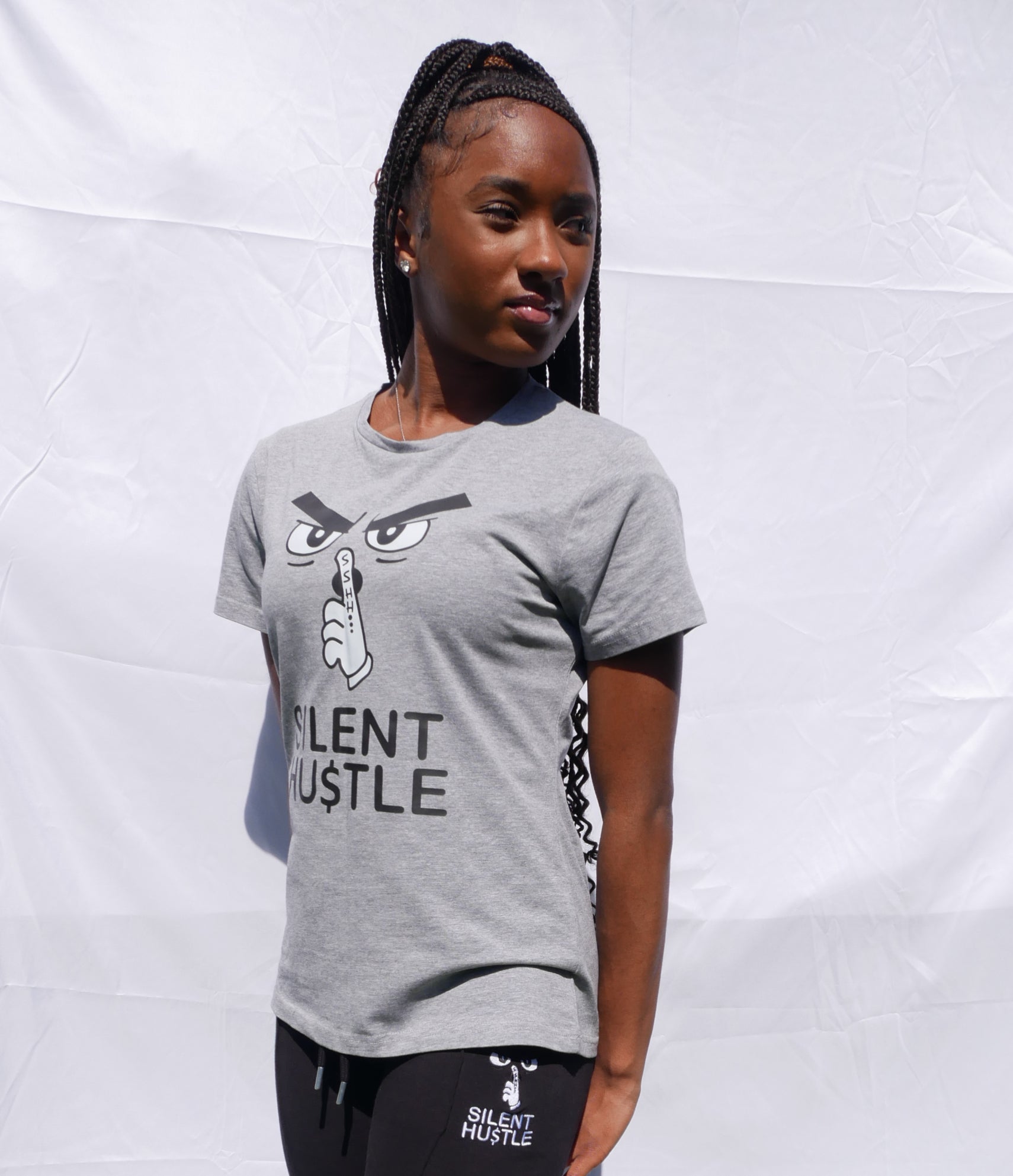 Ladies Iconic Silent Hustle Skinny fit T-shirt image 2