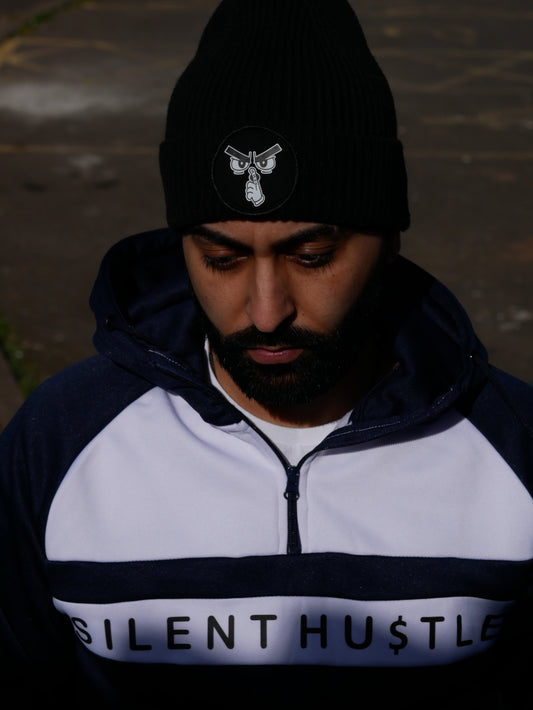 Shhh Circle Patch Beanie image 0