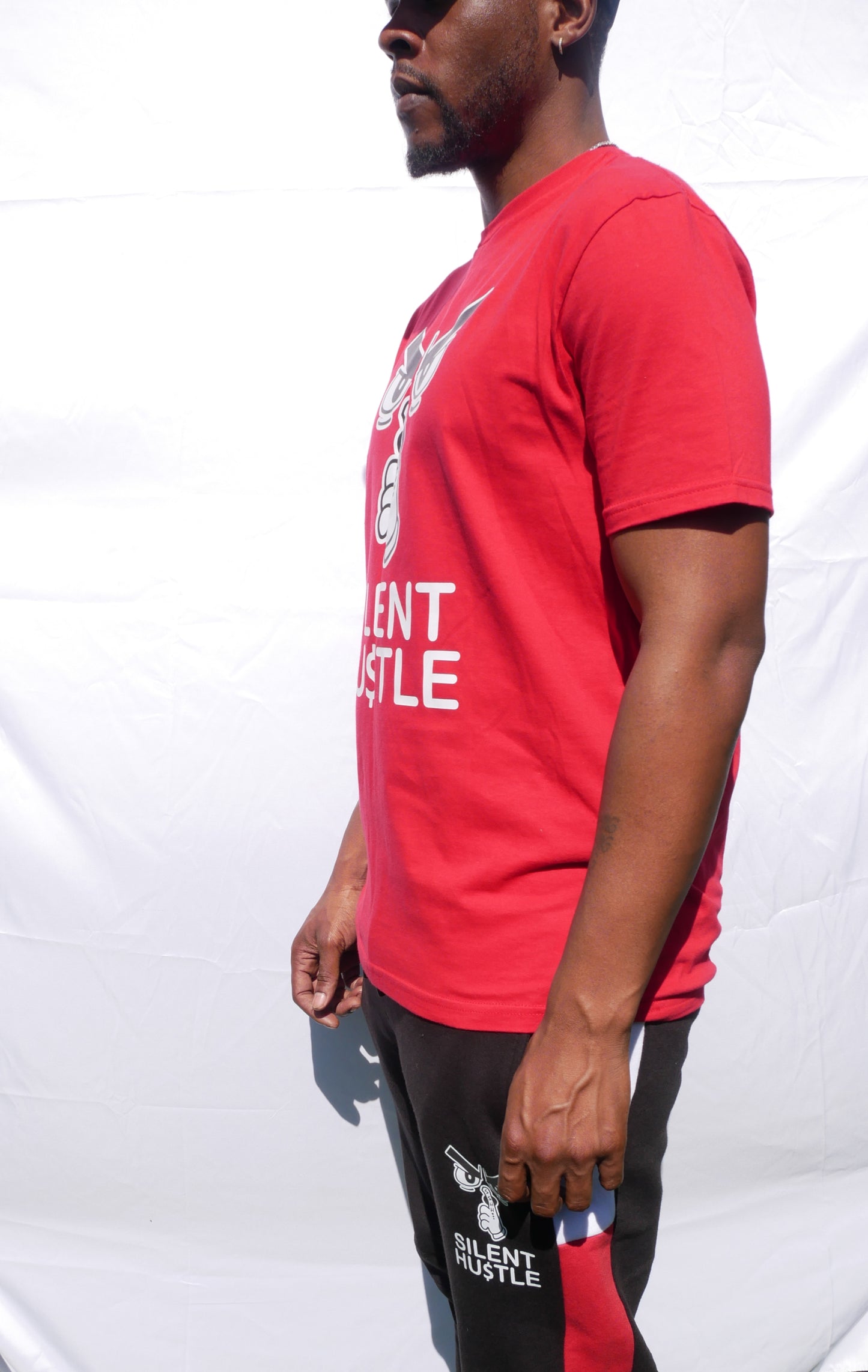 Men Silent Hustle 'Soft-style' T-shirt image 1