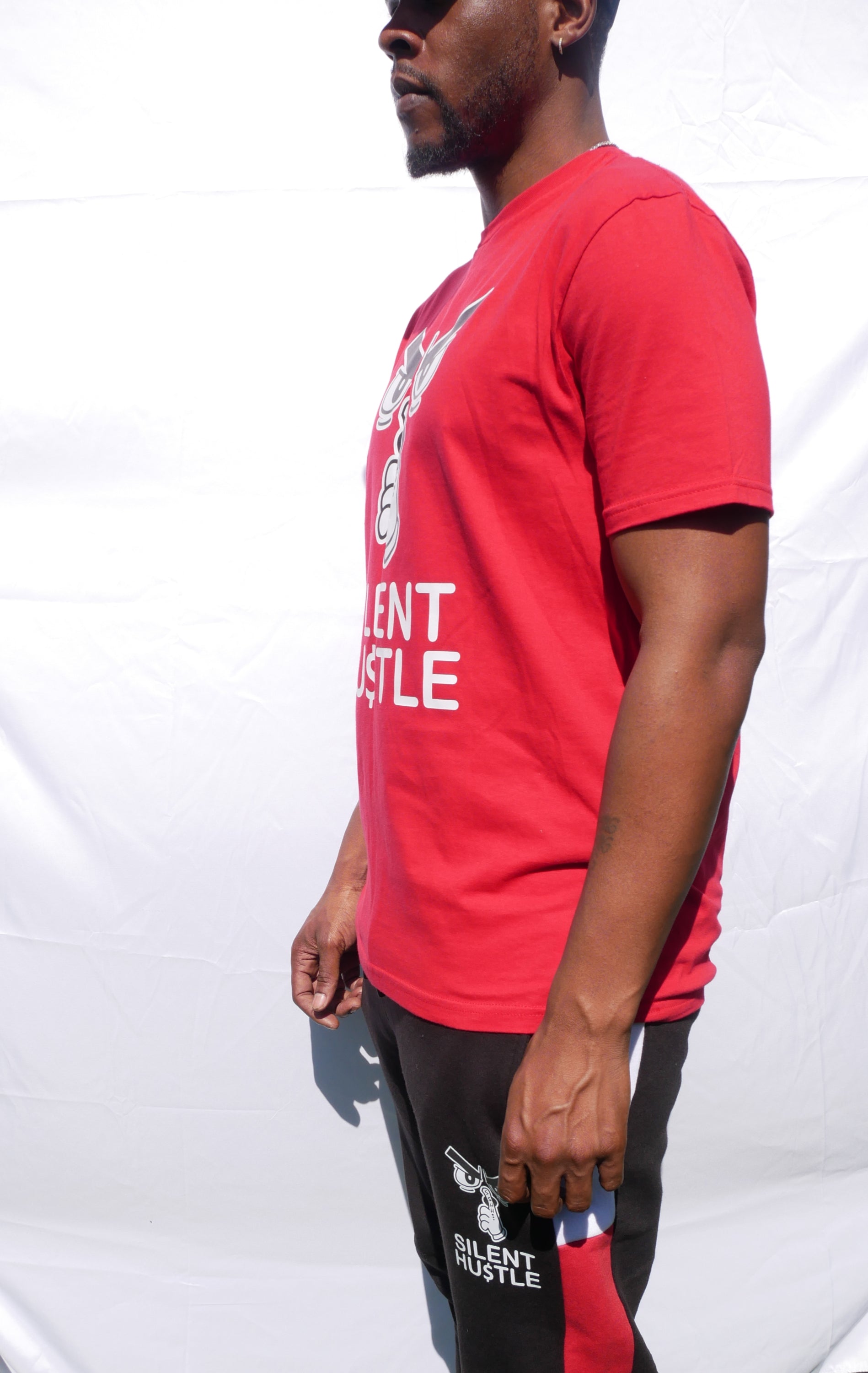 Men Silent Hustle 'Soft-style' T-shirt image 1