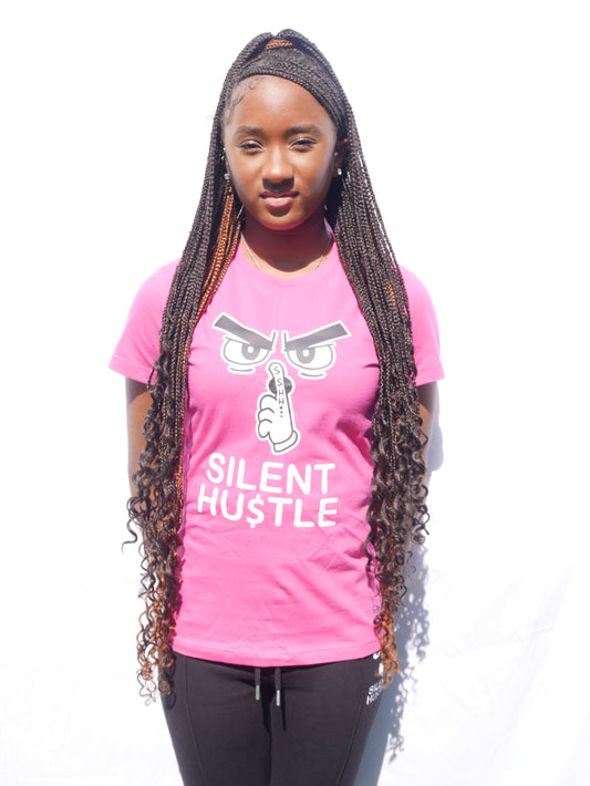 Ladies 'Heavy Cotton' Silent Hustle T image 0
