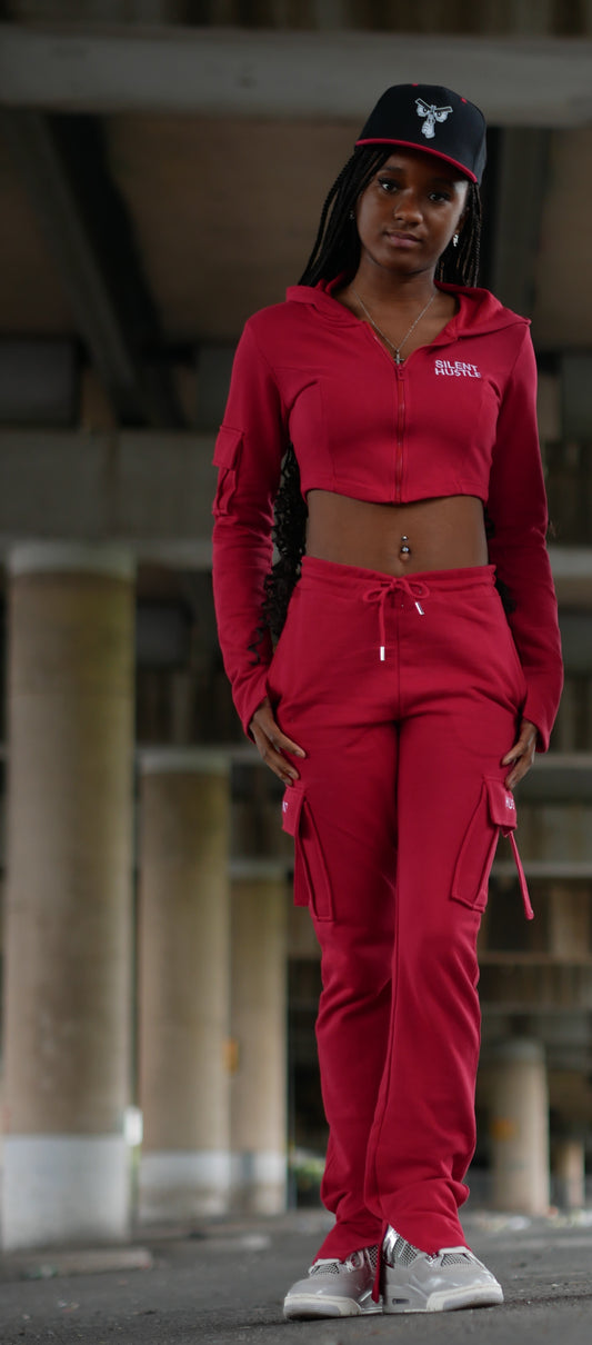 Silent Hustle Female Cargo Tracksuit image 0