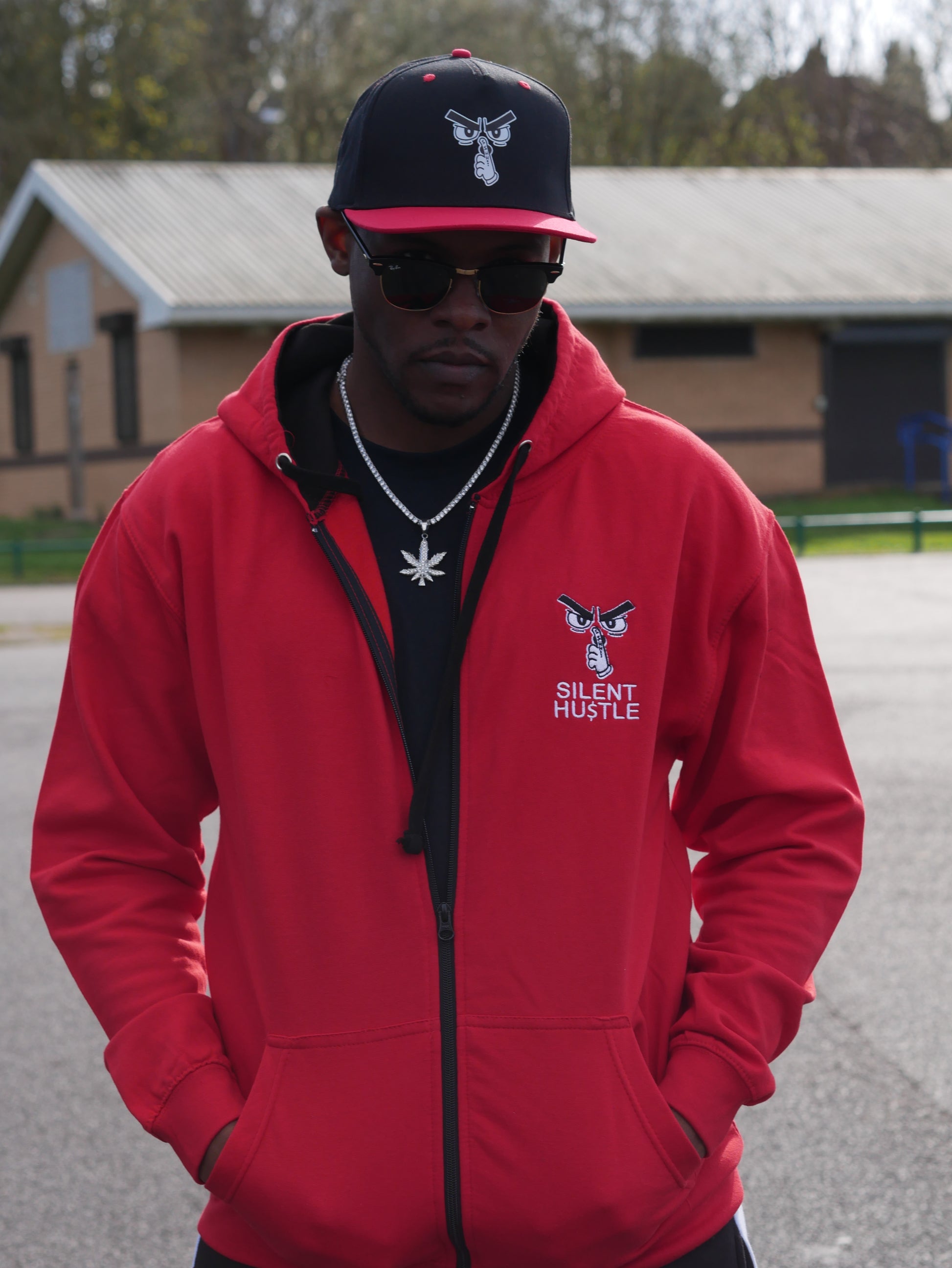 Silent Hustle Zipped Hoodie image 0