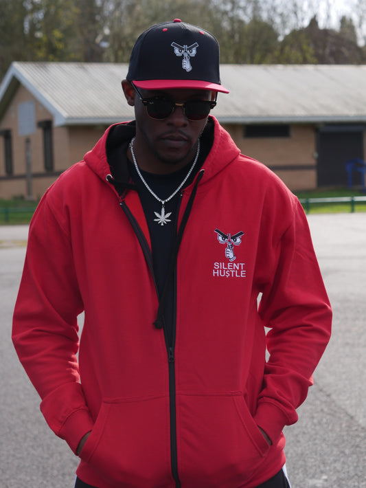 Silent Hustle Zipped Hoodie image 0