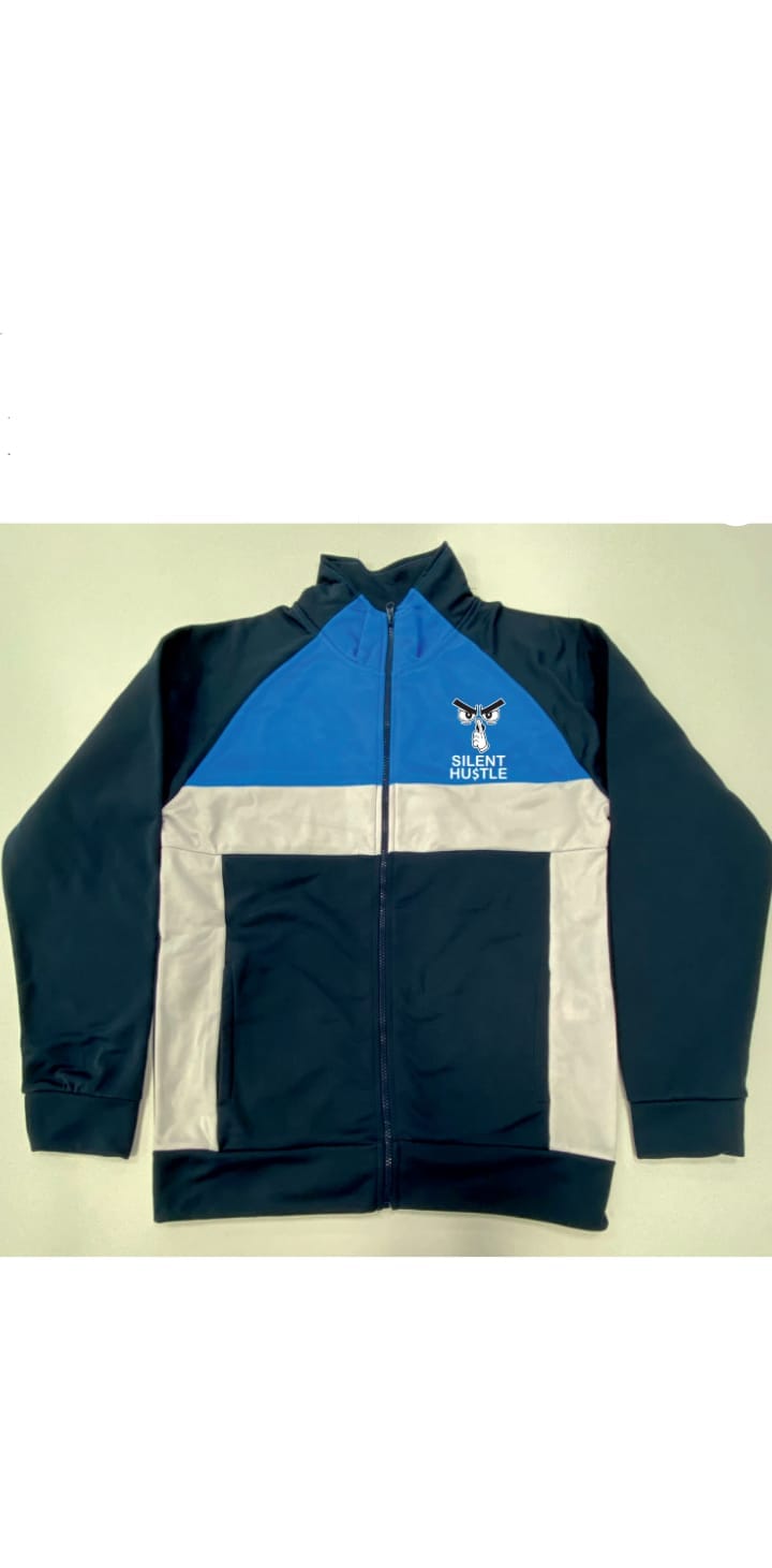 Silent Hustle Zip Through Collared Tracksuit image 3