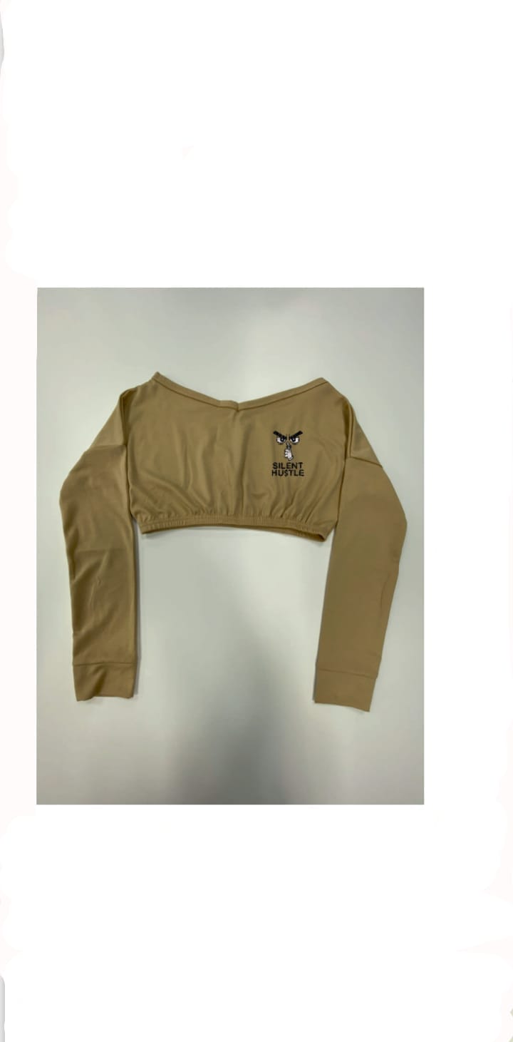 Silent Hustle V-Neck Crop Suit image 6