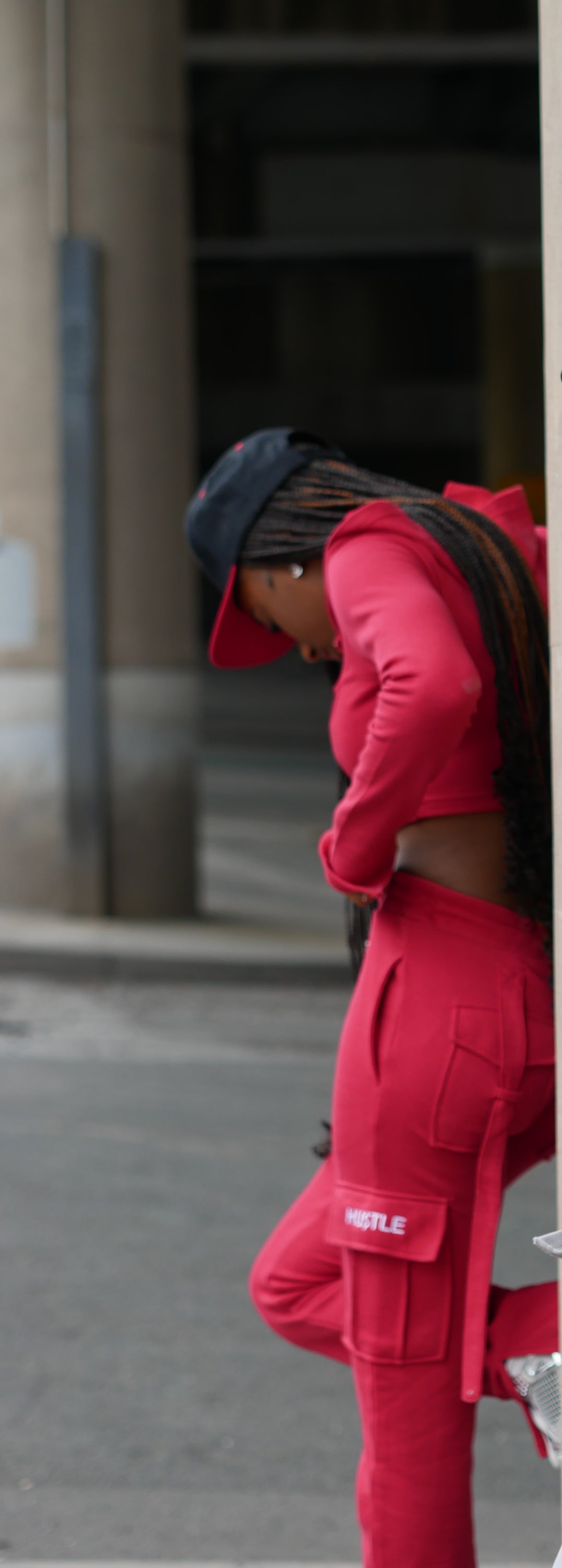 Silent Hustle Female Cargo Tracksuit image 1