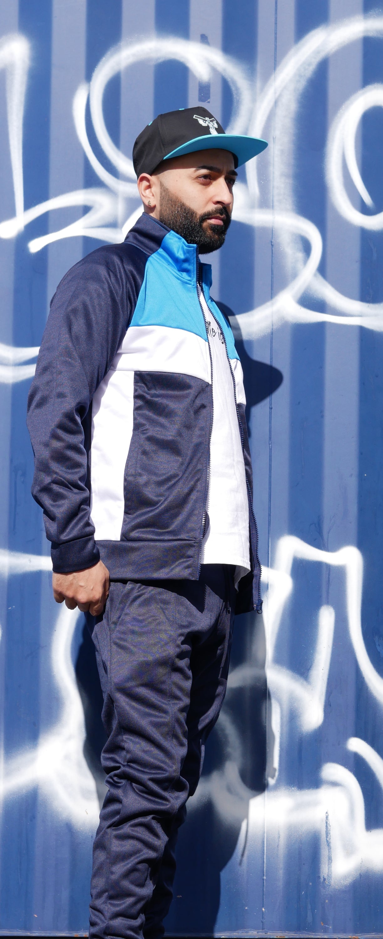 Silent Hustle Zip Through Collared Tracksuit image 1