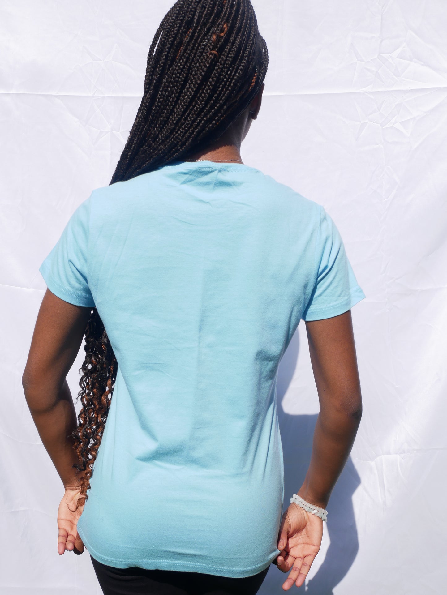 Ladies Silent Hustle Soft mini print logo T image 2